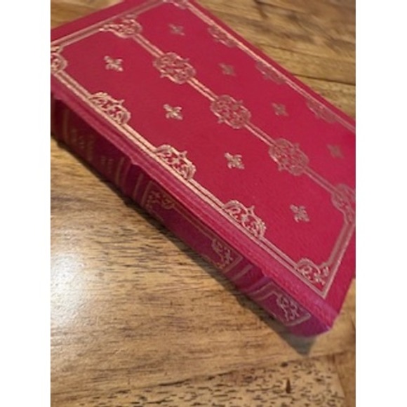 Jane Austen Pride and Prejudice Franklin Library 1980 Gilt Red Faux Leather Book - Picture 9 of 9